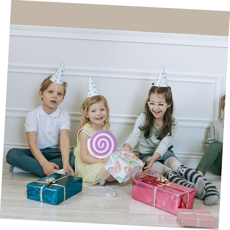 Violet Giant Fake Foam Lollipop Props For Party Photography Decorations - Image 2